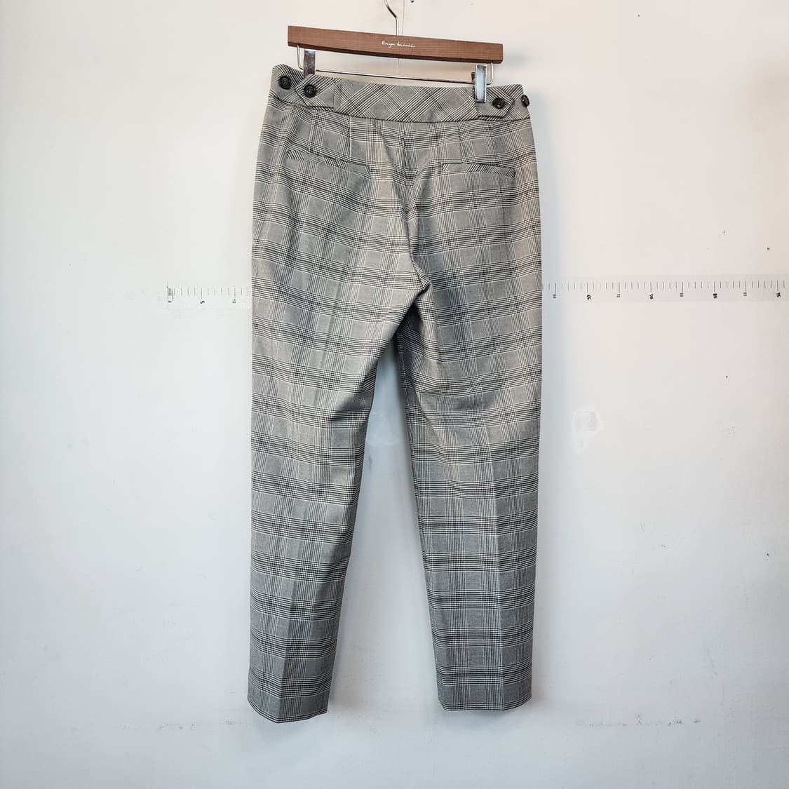 발렌시아 체크 패턴 자켓&바지 상품이미지8