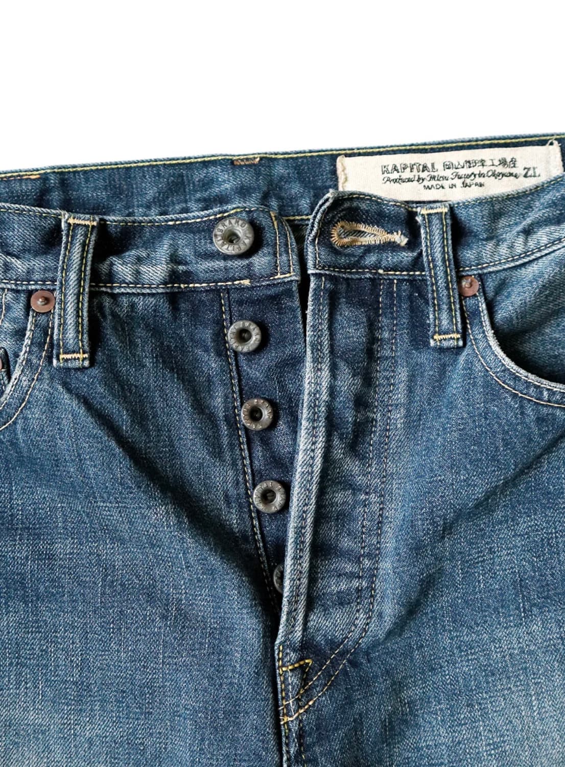 캐피탈 13.5oz 짐바브웨 데님 5p 몽키 시스코 pro 36 상품이미지4