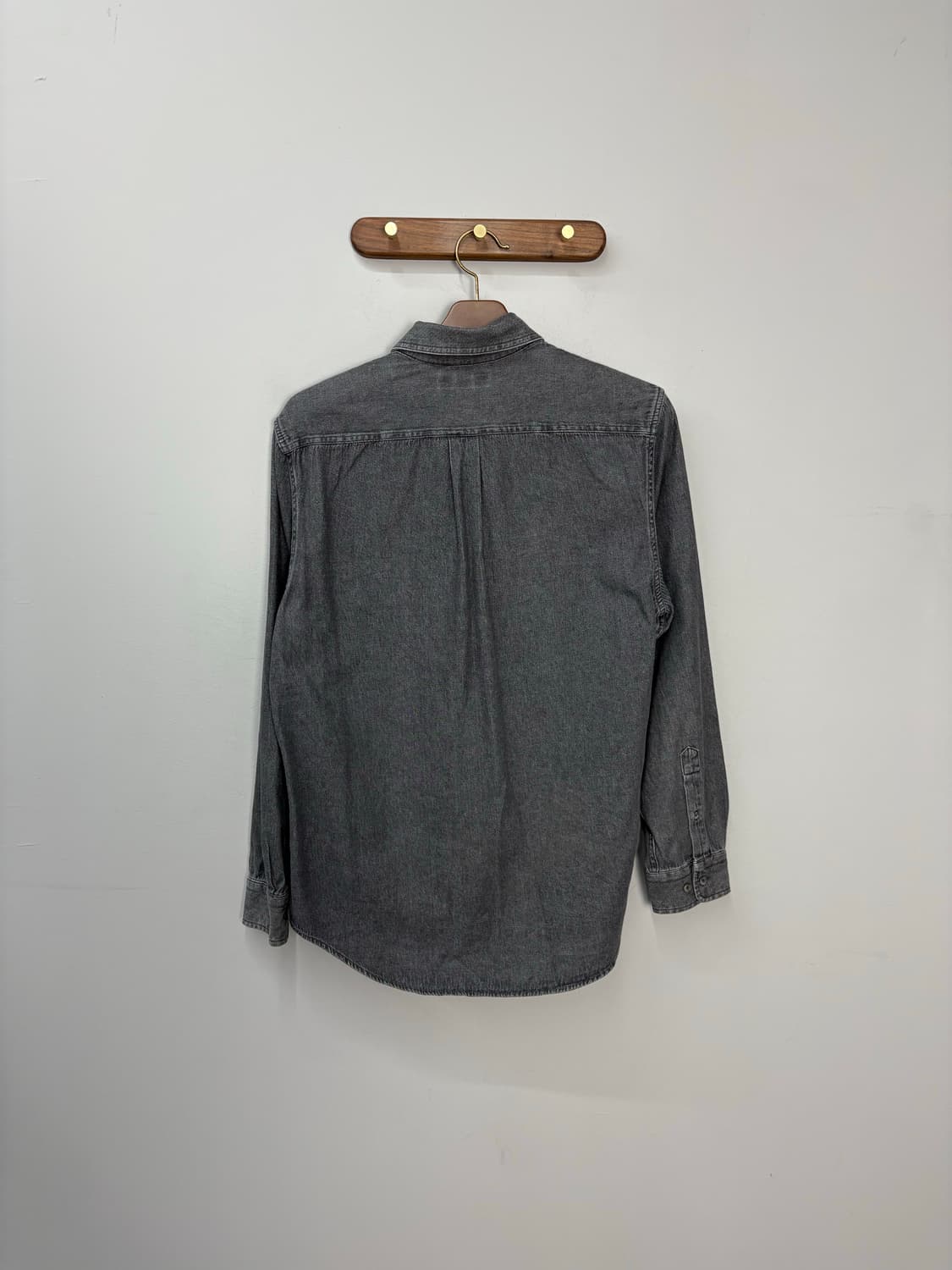 폴로랄프로렌 포니로고 흑청 데님 셔츠 A2758 상품이미지4