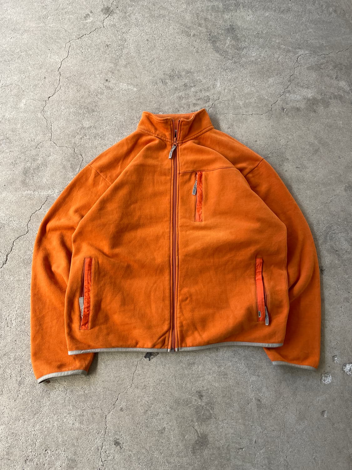 00s Stussy Orange Zip-up 상품이미지2