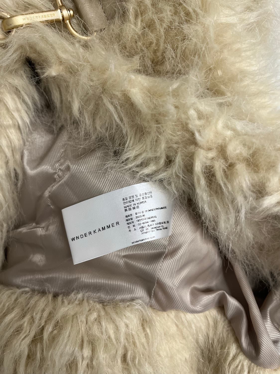 <정가 49만 8000원> 분더캄머 에코퍼 크롭 자켓 상품이미지7