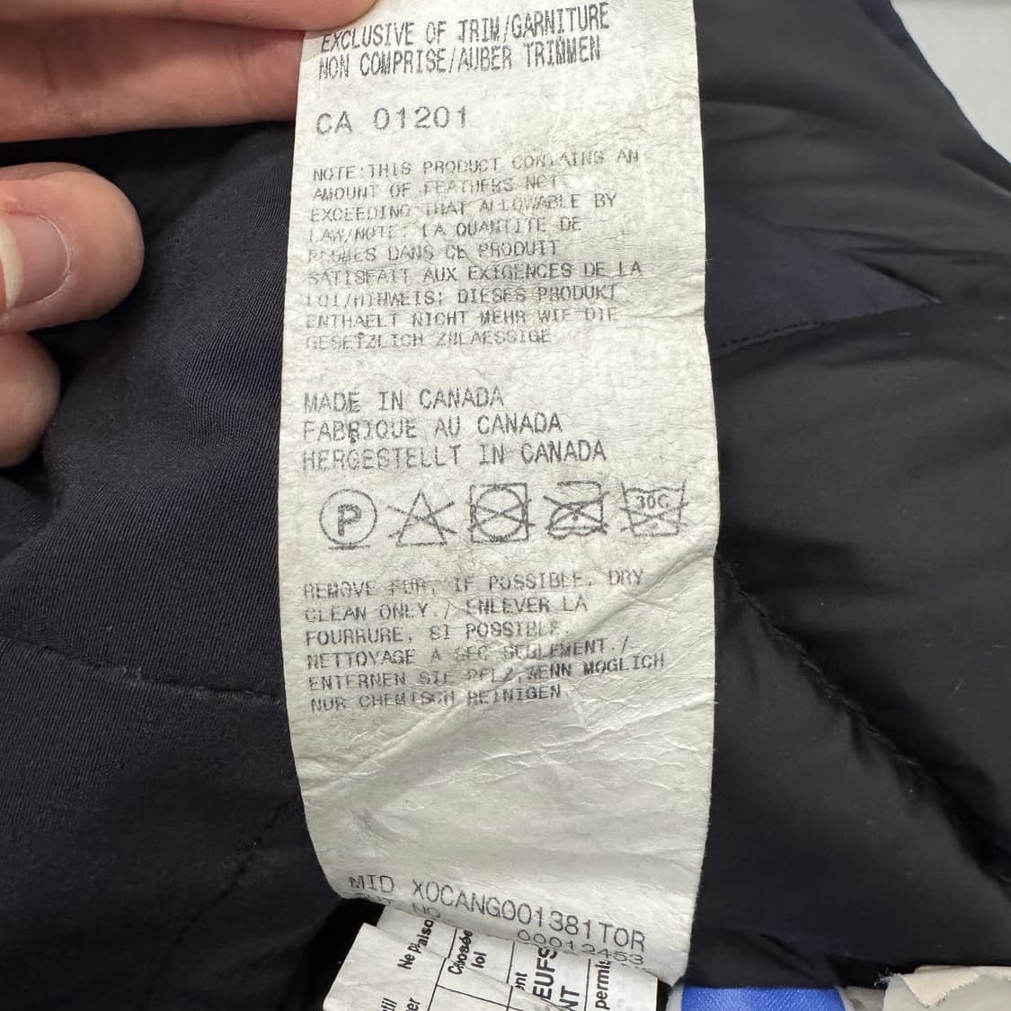 캐나다구스 샤토 구스다운 파카 패딩 블랙 상품이미지8