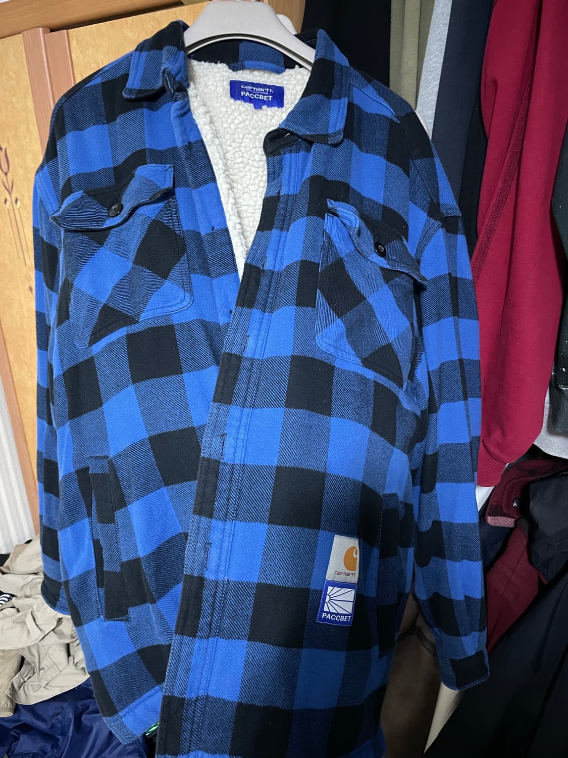 (XL) 칼하트 고샤 라스벳 체크 아우터셔츠 상품이미지2