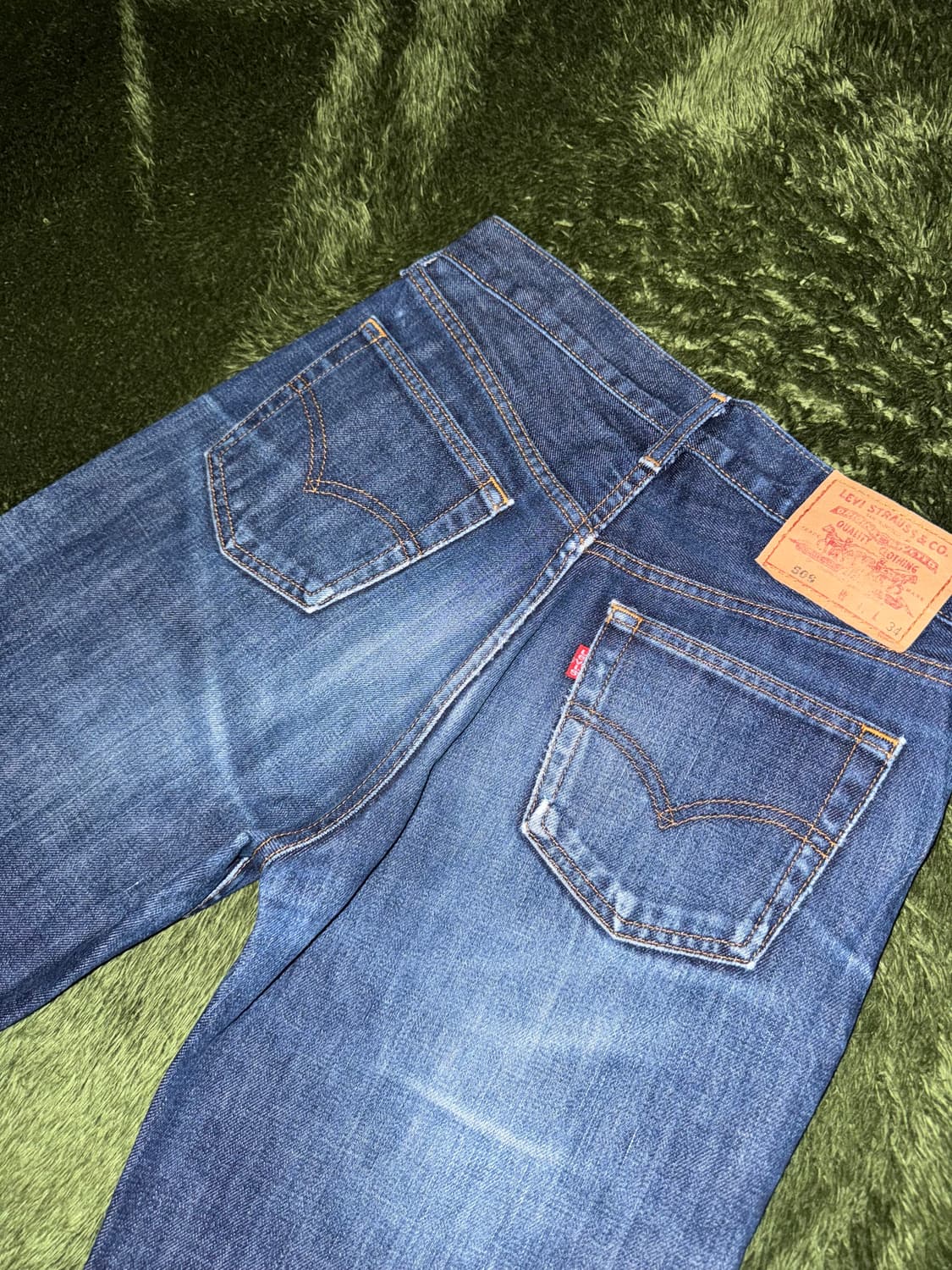 [W31/L34] 리바이스 506 MADE IN JAPAN 워싱 데님 상품이미지8