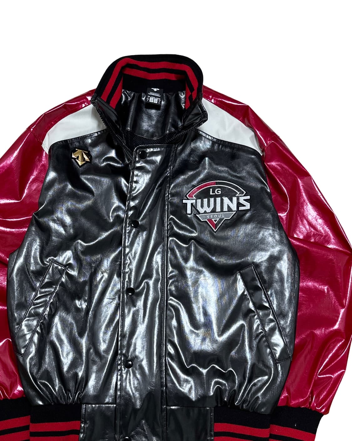 데상트 LG트윈스 야구 유광점퍼 상품이미지2