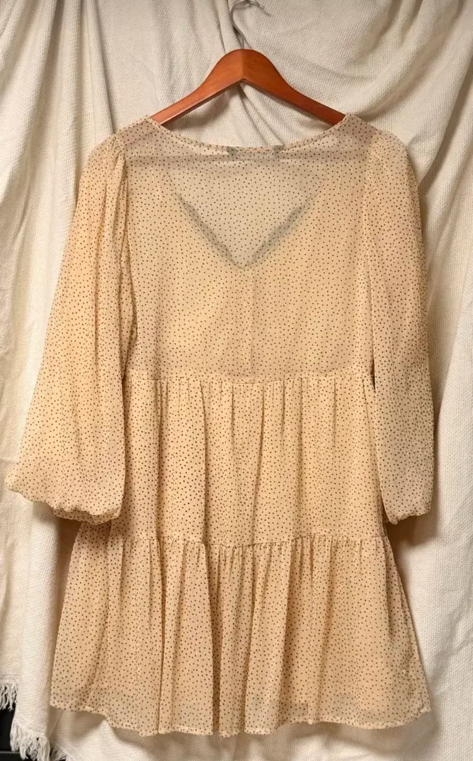 자라 도트 쉬폰 드레스 S 상품이미지2