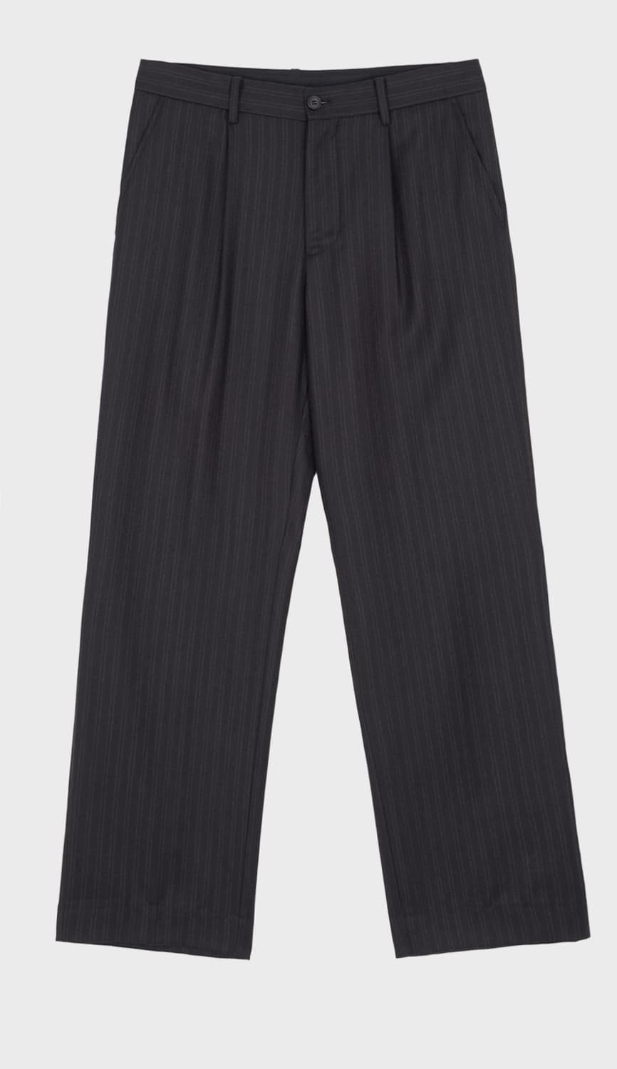 서피스에디션 스트라이프 캐시미어 블렌디드 트라우저 팬츠 상품이미지2