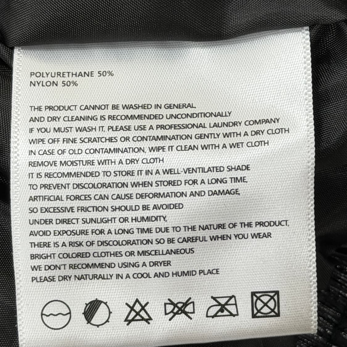 아이러니 포르노 유광 나일론 패딩 점퍼 자켓 M 상품이미지4