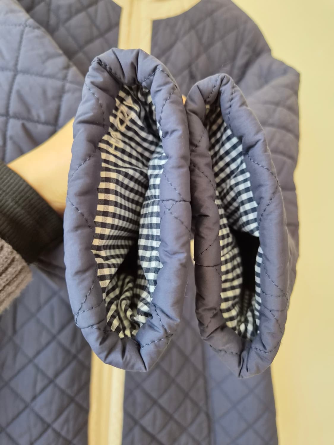 헤지스 키즈(여성가능) 퀄팅하프넥자켓 165사이즈 상품이미지5