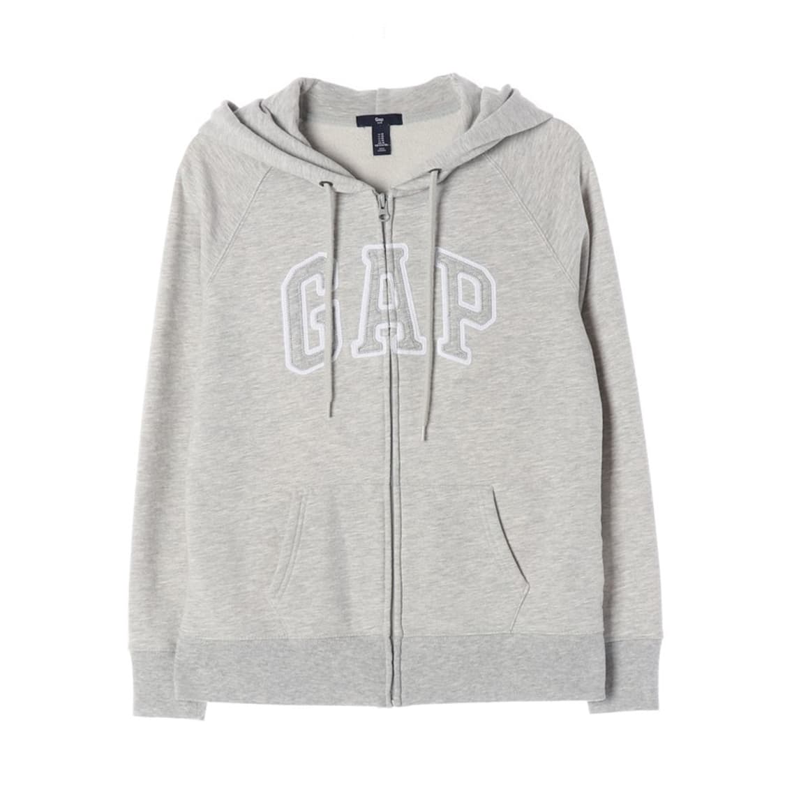 GAP 기본 아플리케 로고 후드집업 M 상품이미지1