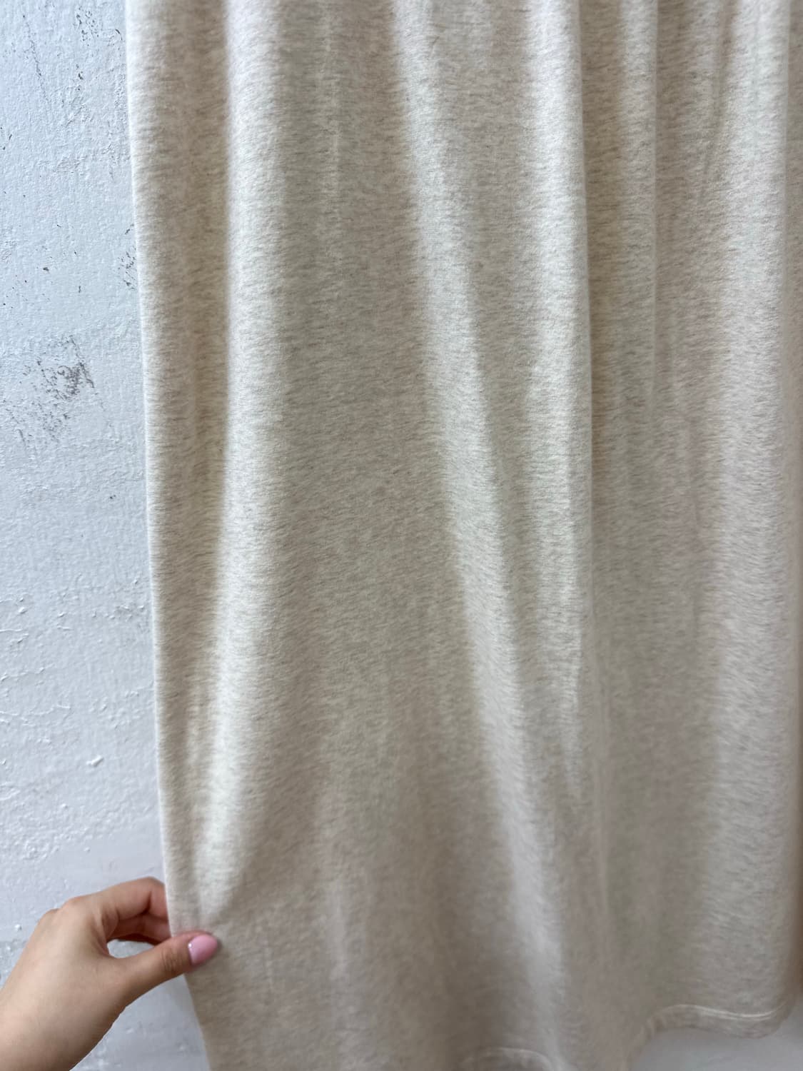 일본빈티지 크림 베이지 스퀘어넥 레이스 디테일 코튼 원피스 상품이미지6