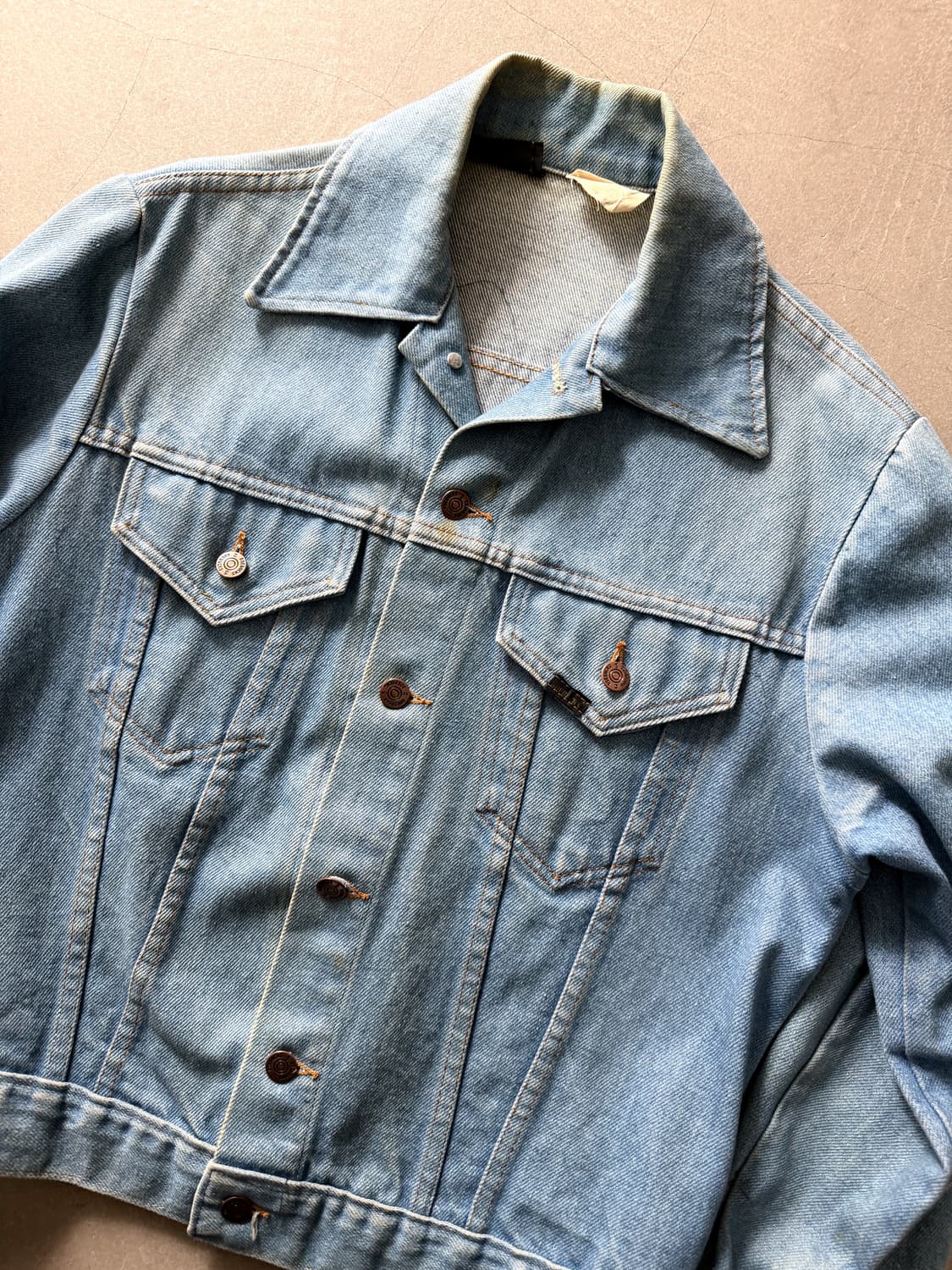 70s Sears Roebucks Denim Trucker Jacket 상품이미지3