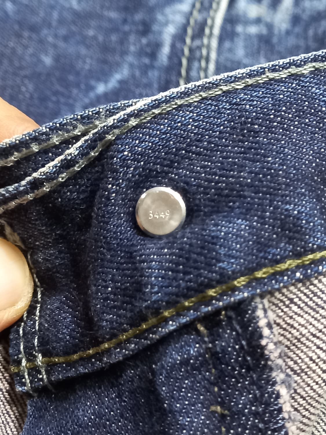 31 리바이스504 워싱 스판 슬림일자진 진청 31-481 상품이미지8
