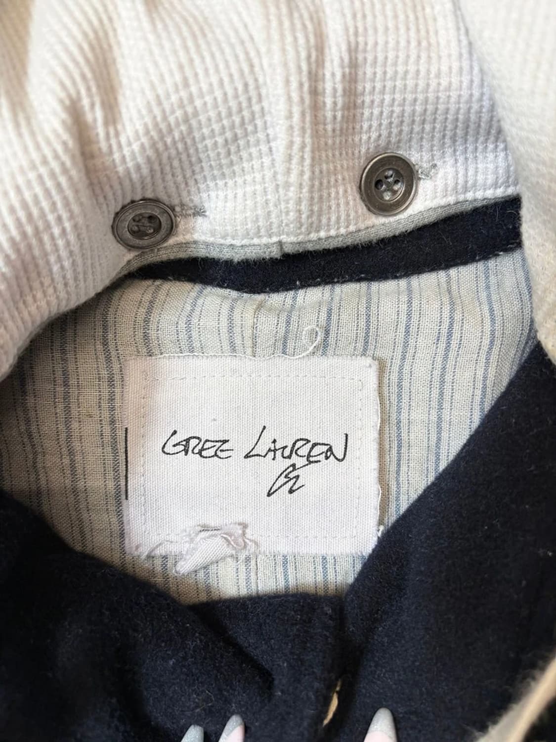 그렉로렌 피그먼트 50/50 배색 사파리 야상 pn6162 상품이미지9