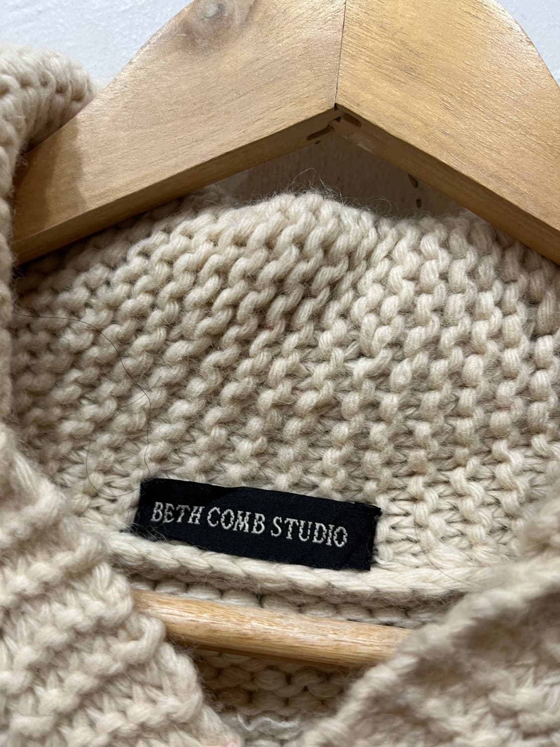 Bethcomb Studio 헤비울 풀오버 코위찬 스웨터 상품이미지6