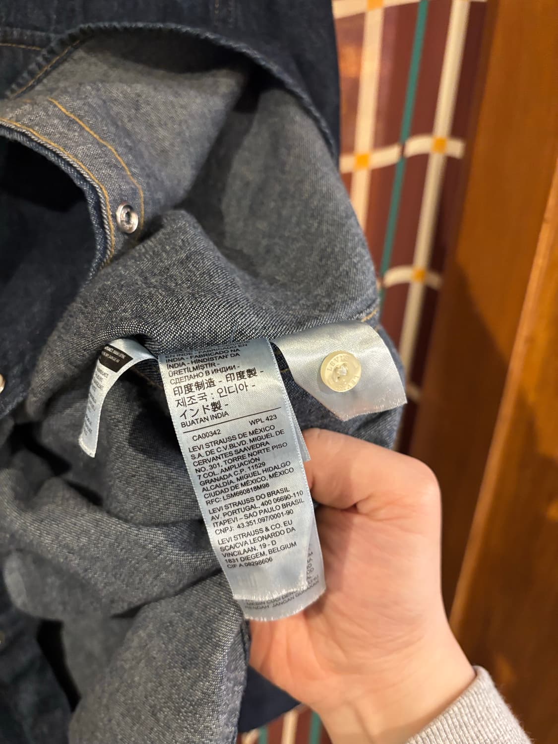 리바이스 데님 웨스턴 셔츠 남방 상품이미지4