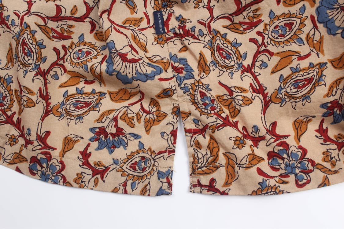 Back Number Paisley Open Collar Shirt 상품이미지5
