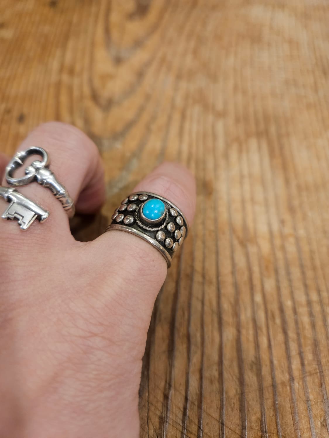 빈티지 네이티브 아메리칸 인디언 스털링 실버 925 링 상품이미지2