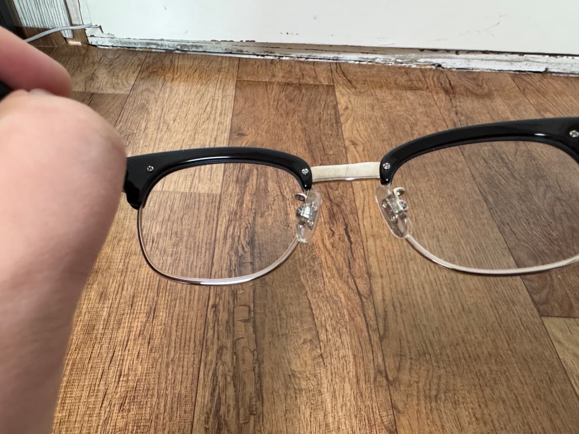 [FREE] 백산안경 린디브로우 하금테 블랙/실버 상품이미지6