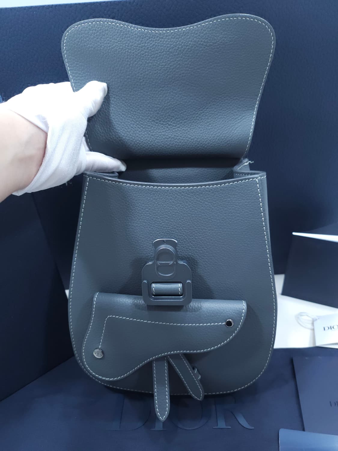 [정품] 디올 갤럽 슬링백 딥 그레이 상품이미지8