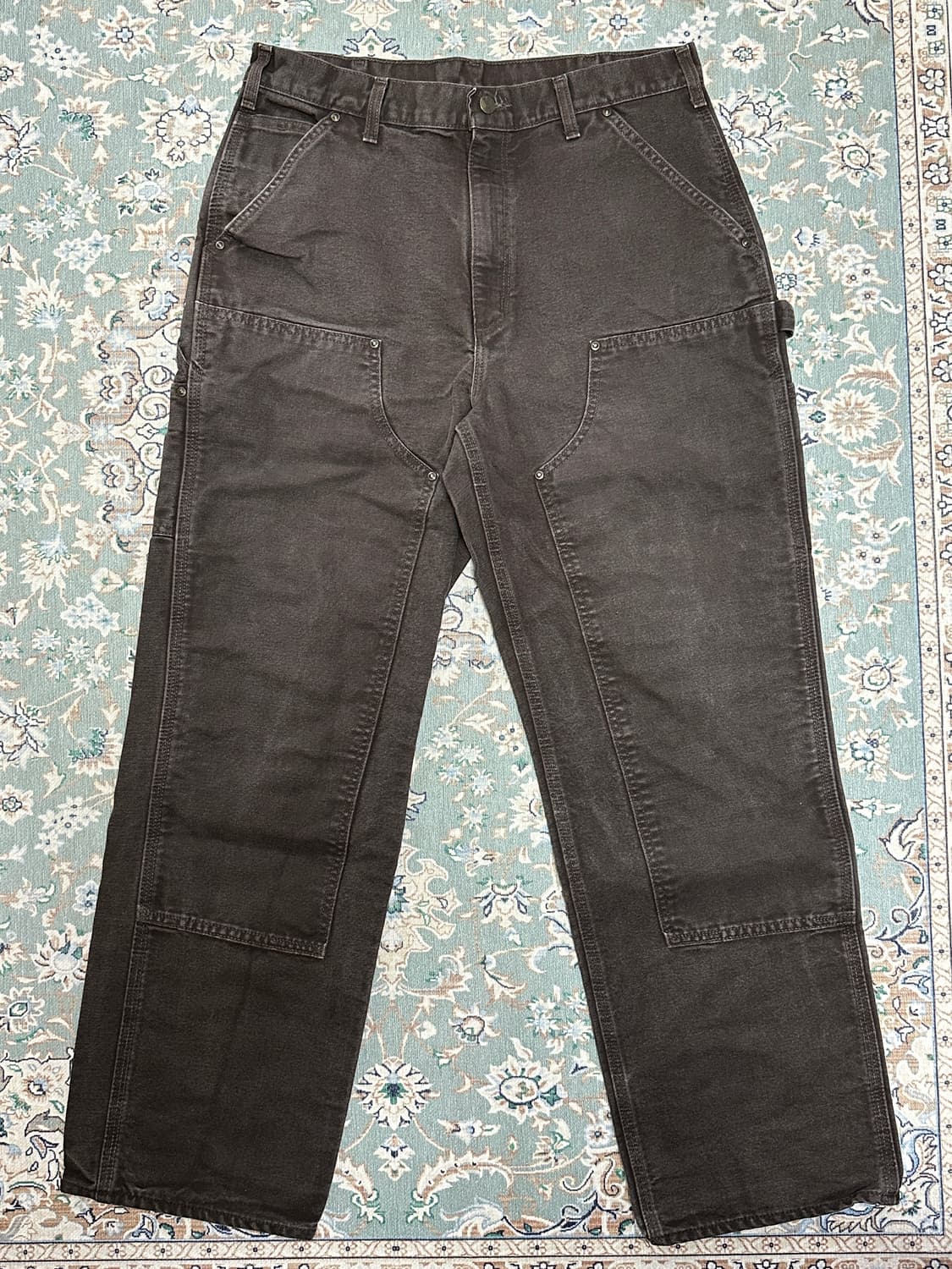 (32)Carhartt B136 더블니 브라운 DKB 상품이미지1