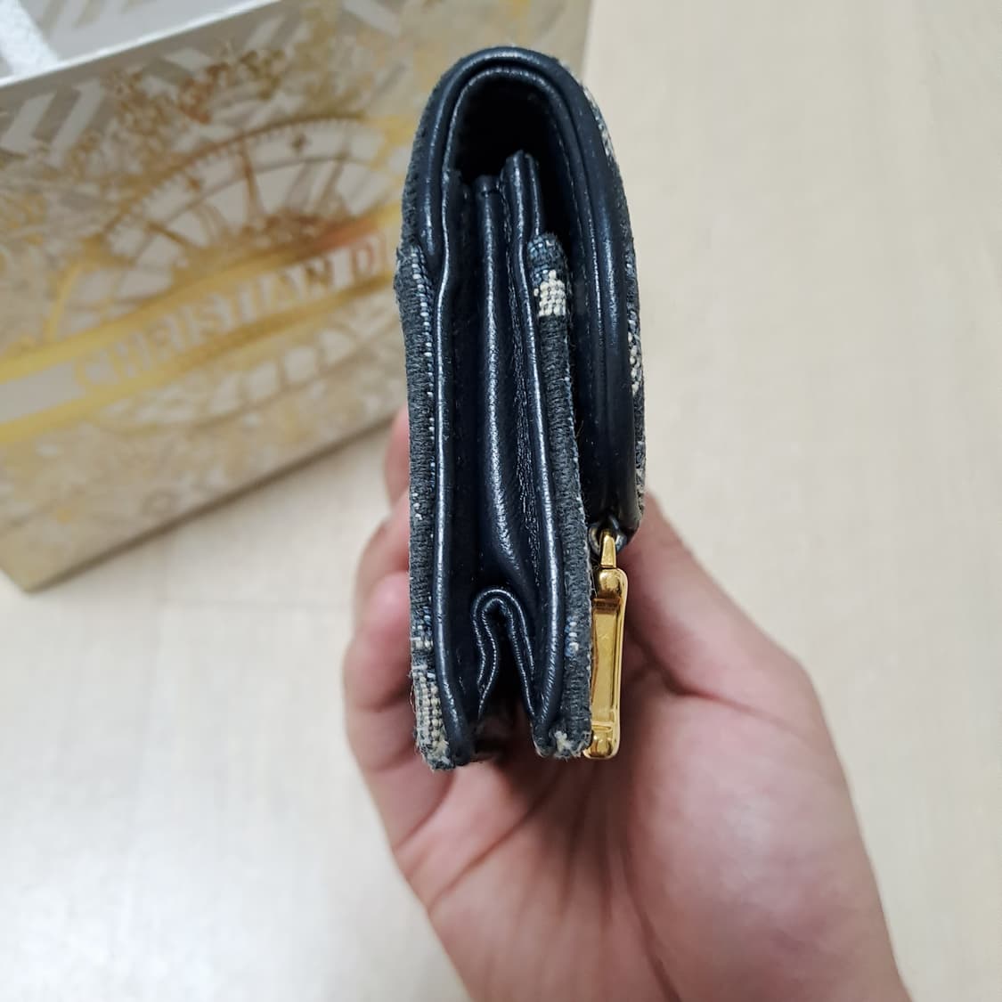 [100%/정품] 디올 새들 오블리크 자카드 카드지갑, 디올지갑 상품이미지7