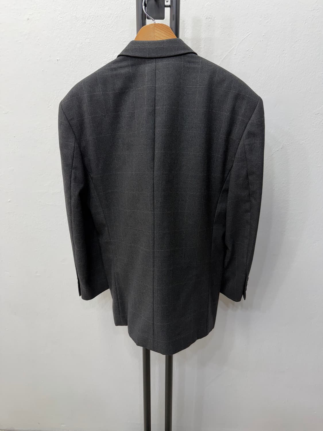 정품) BALMAIN 발망 체크무늬 남성 자켓 100 상품이미지5