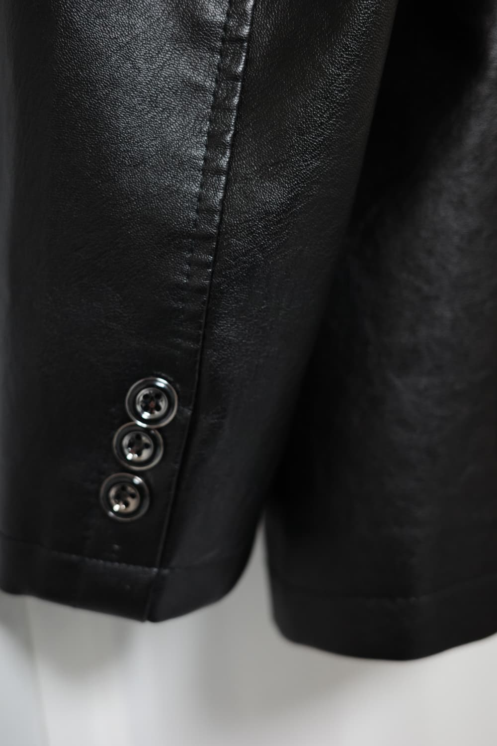 가죽(리얼레더) 테일러드 블레이저 자켓 XL 상품이미지5