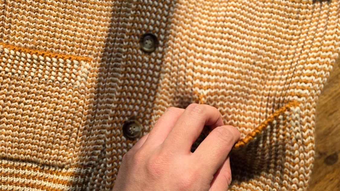 일본 빈티지 헤비 울 가디건 JAPAN 상품이미지4