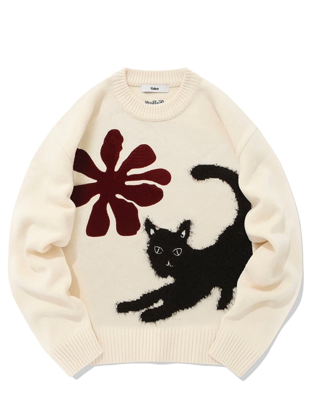 팔렛 네로 플라워 니트 아이보리 상품이미지1