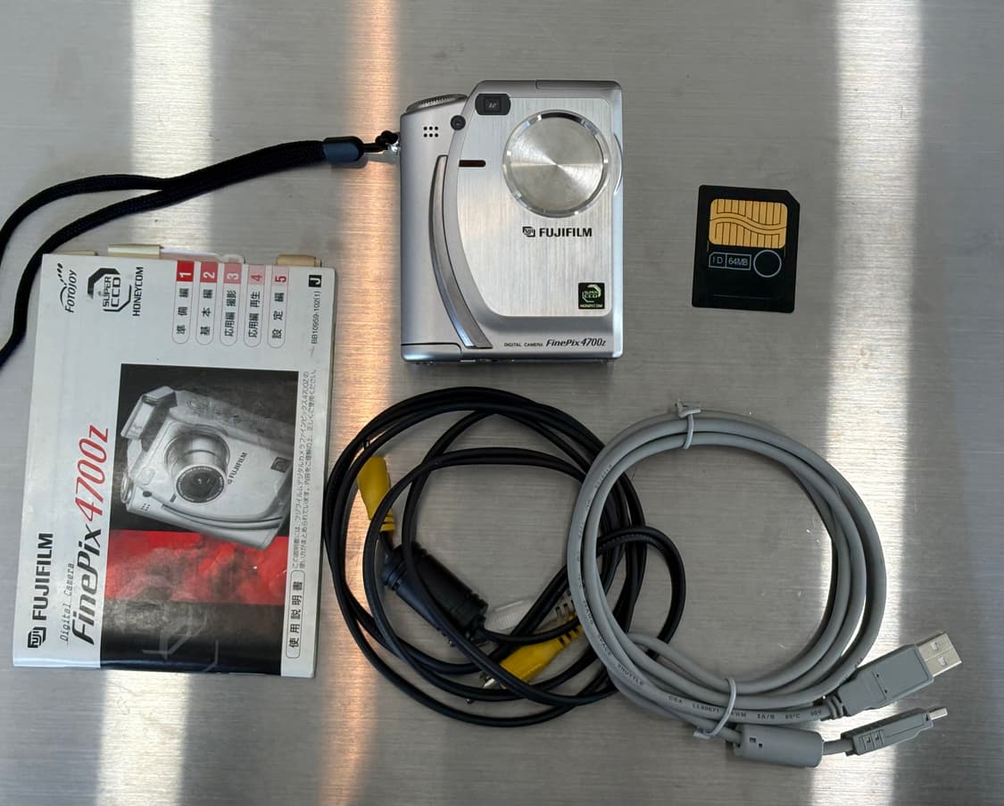스미카케이블O)후지필름 파인픽스 4700z 실버 빈티지디카 상품이미지2