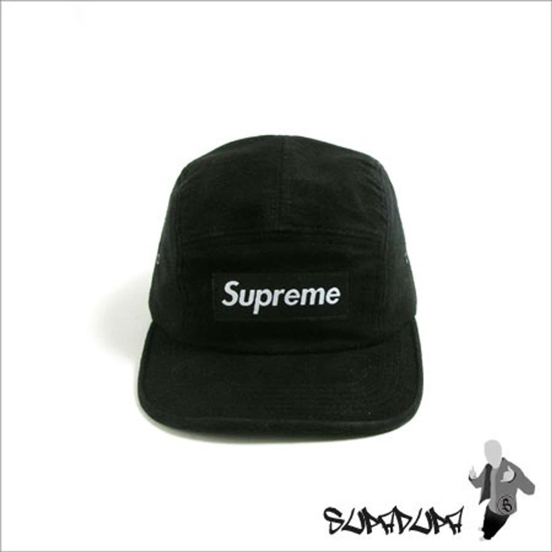 슈프림 2006 몰스킨 캠프캡 블랙 상품이미지10