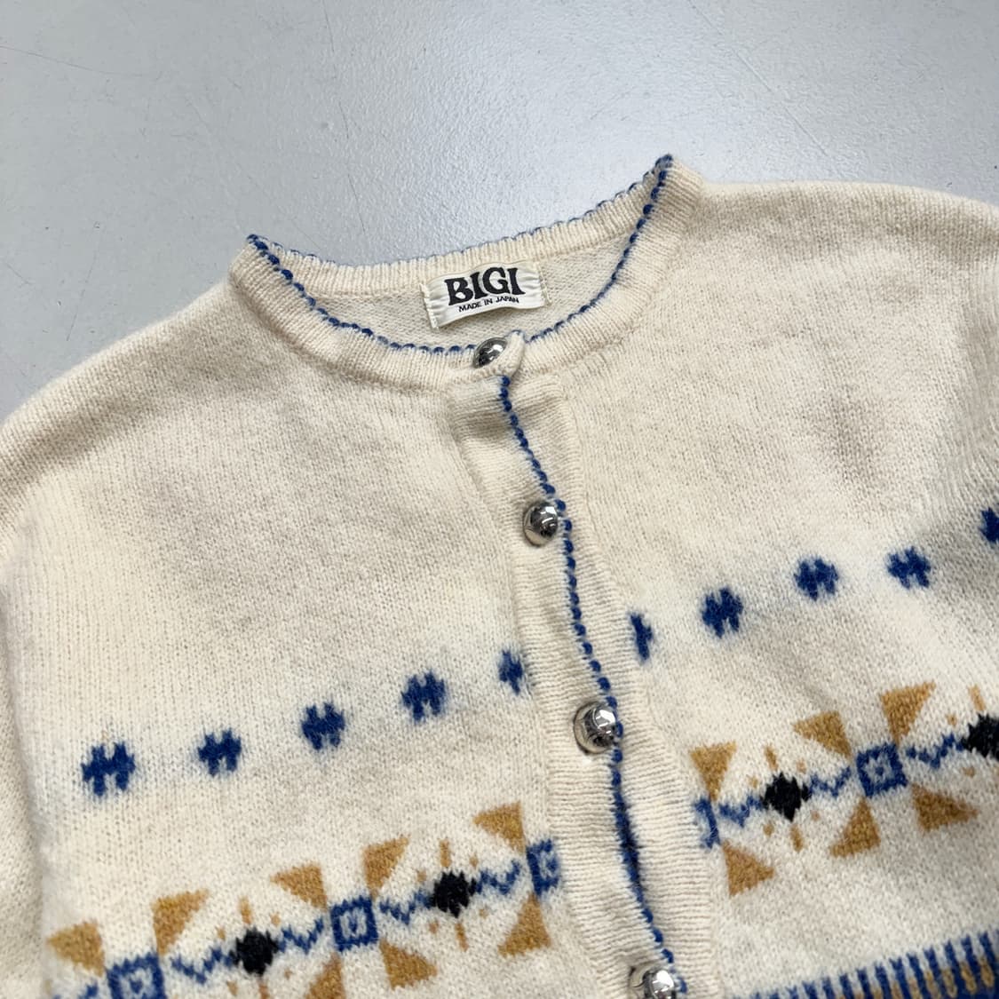 BIGI 비기 제팬 에스닉 니트 가디건 상품이미지3