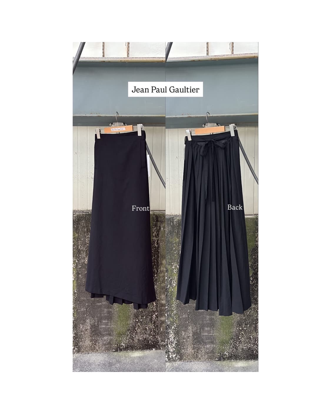 90s 장폴고티에 롱 플리츠 스커트 상품이미지1