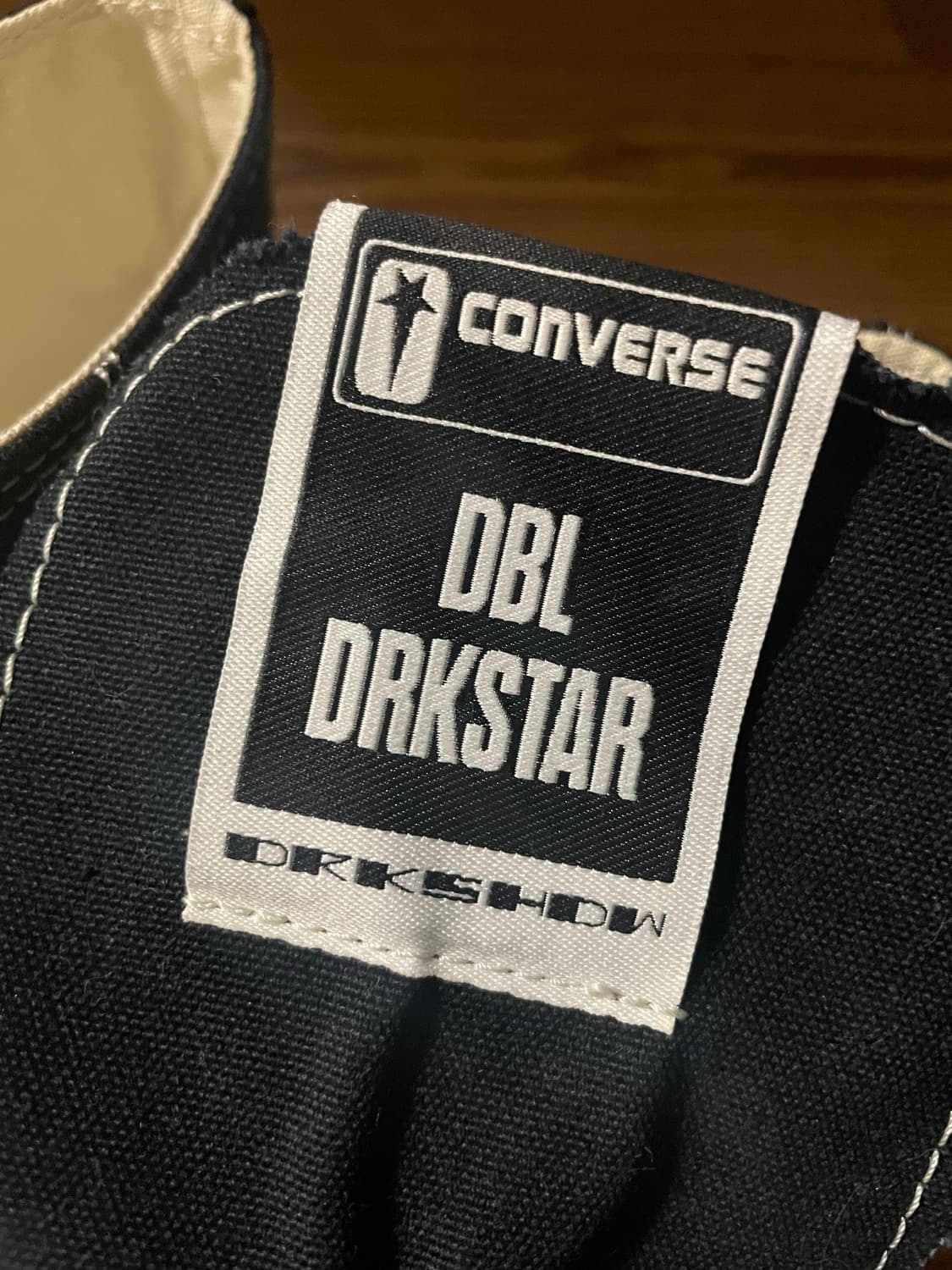 릭오웬스 다크쉐도우 더블 다크스타 컨버스 상품이미지6