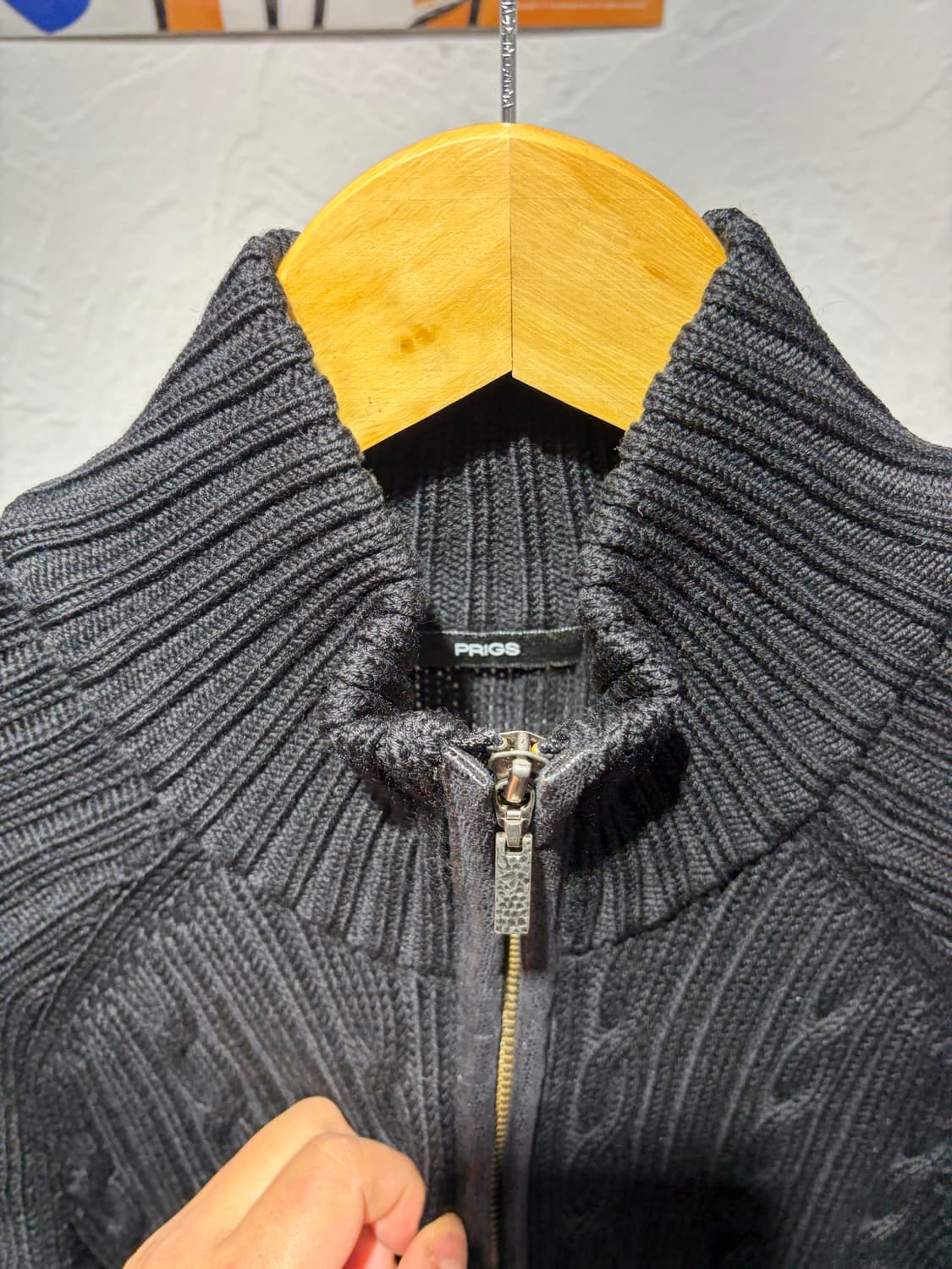 PRIGS 니트 집업 락시크 자켓 상품이미지2