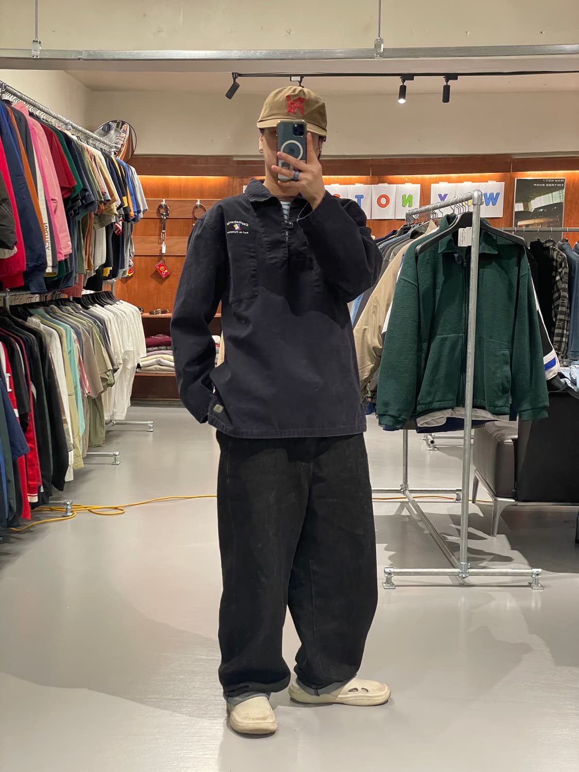 90's 프렌치 워크 아노락 자켓   상품이미지5