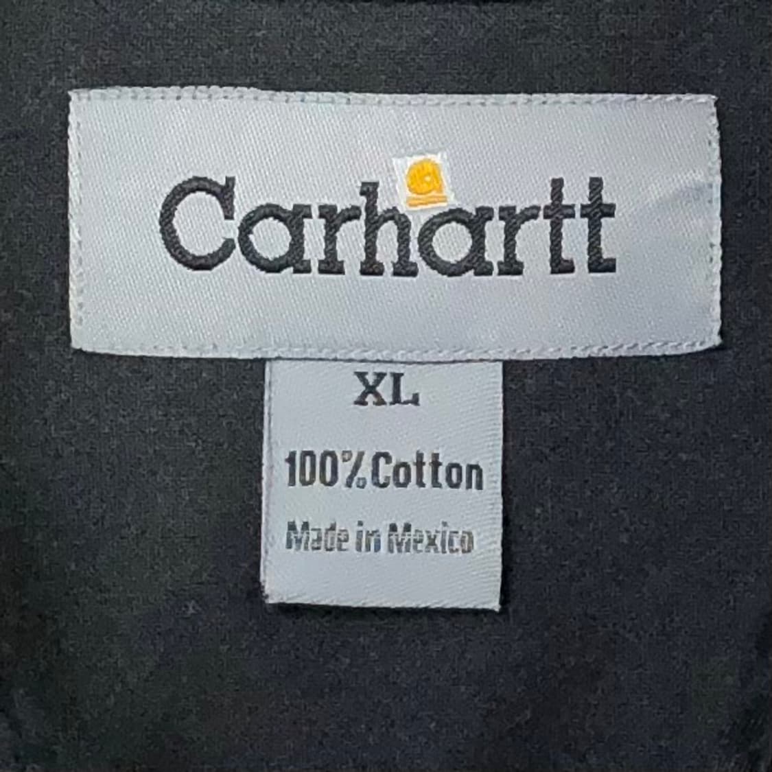 XL 칼하트 블랙 워크 셔츠 상품이미지3