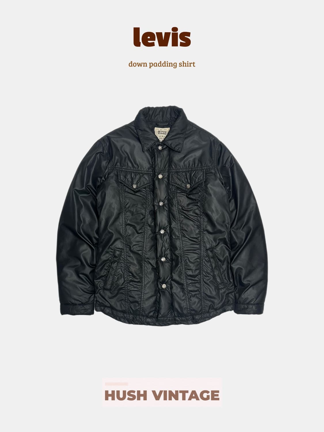 리바이스 웨스턴 덕다운 패딩 셔츠 자켓 상품이미지1