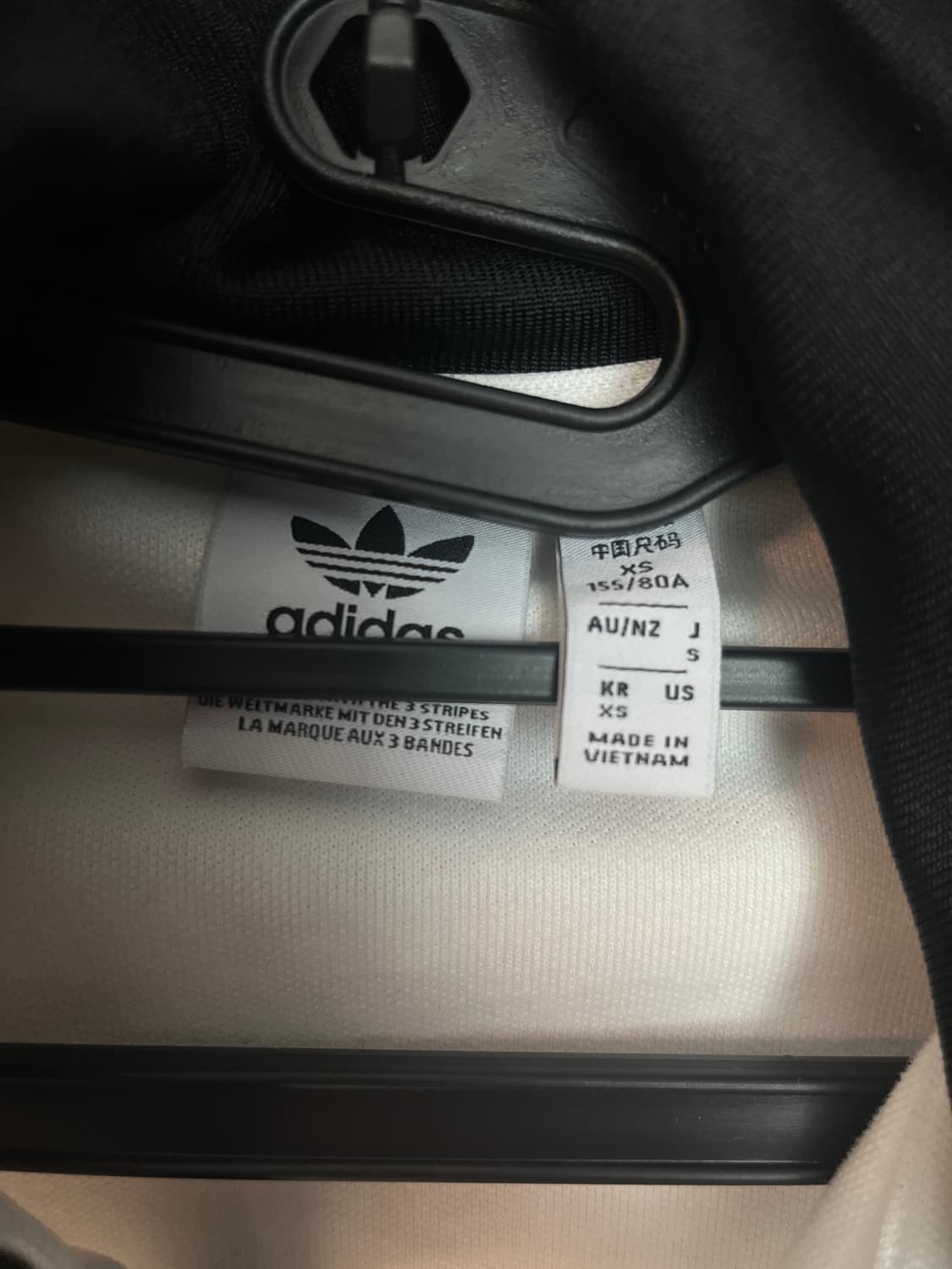 아디다스 클래식 파이어버드 흰,검 대장 져지 [XS] 상품이미지3