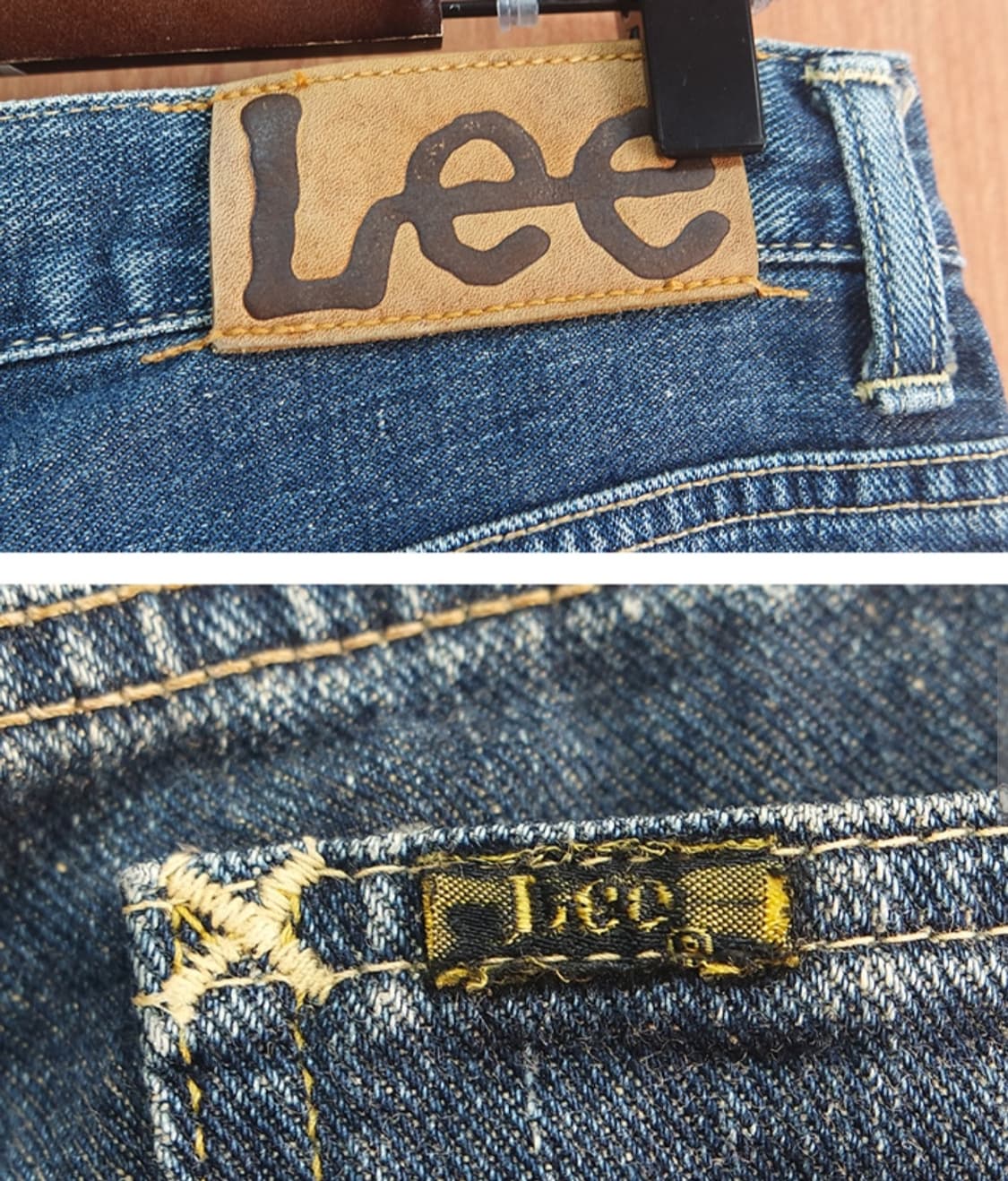 90's 일본판 Lee riders 부츠컷 데님 팬츠 상품이미지3