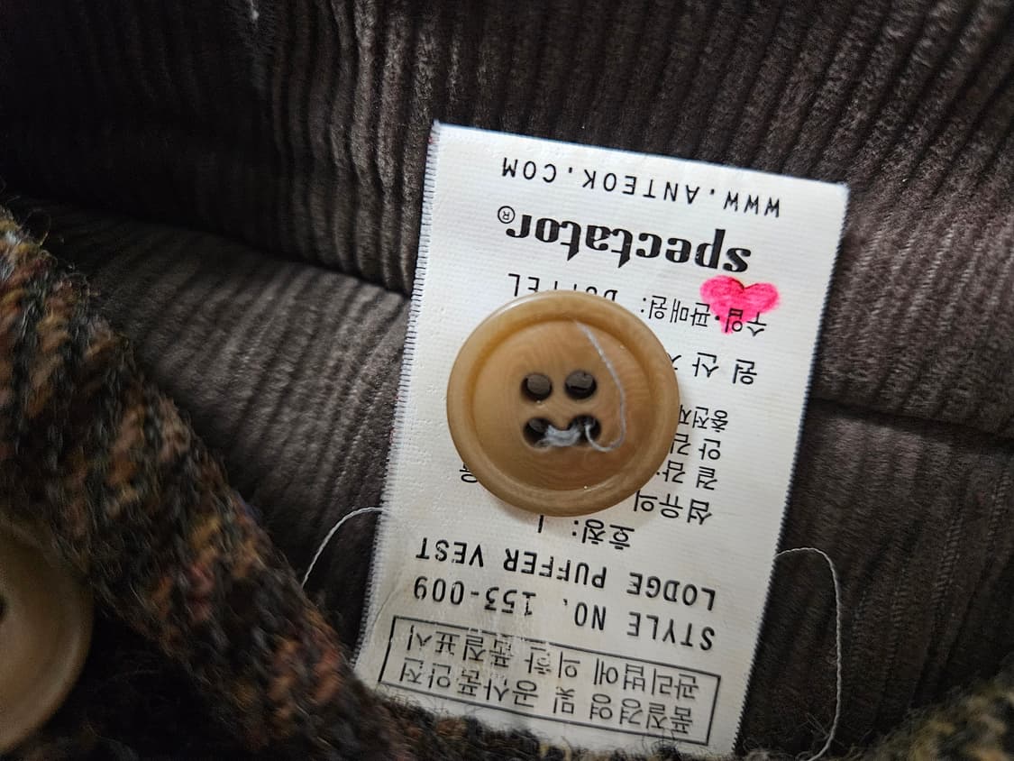 153-009<LODGE PUFFER VEST> 스펙테이터 트위드 베스트 상품이미지7