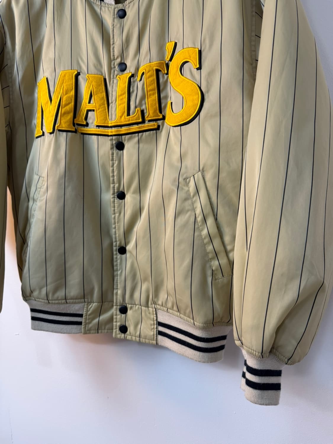 90s 빈티지 몰츠 비어 리버시블 스타디움 자켓  상품이미지3