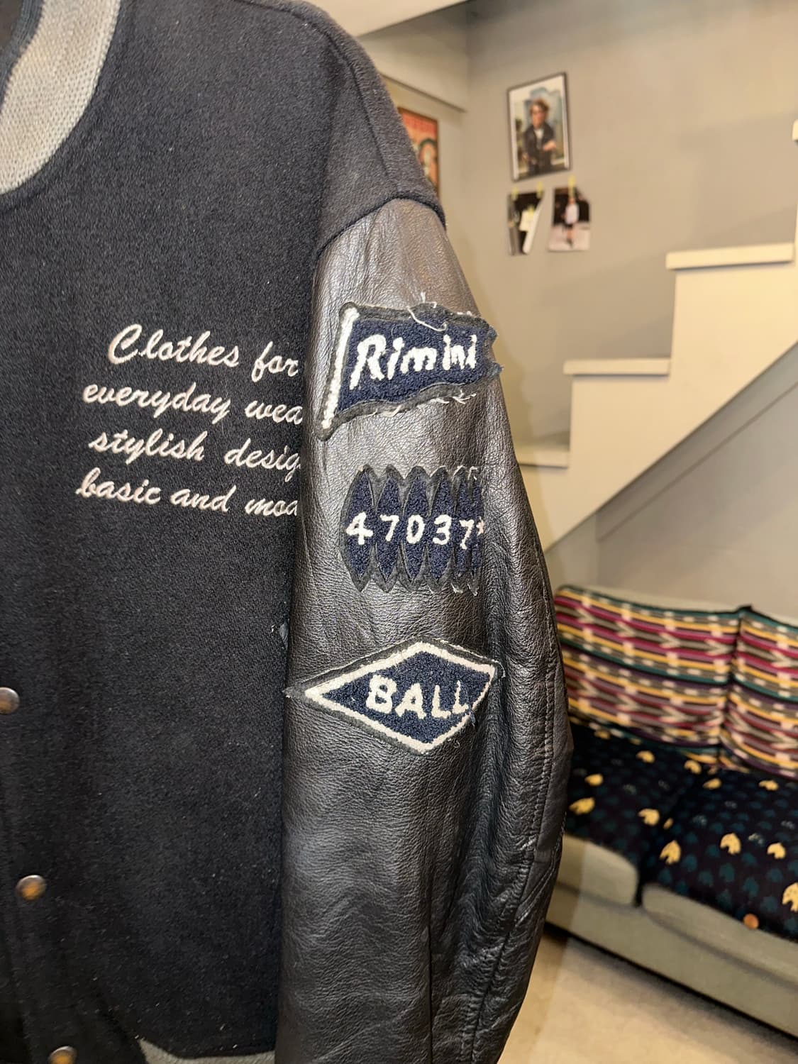 90‘s Ball basic patch embroidery varsity 상품이미지6