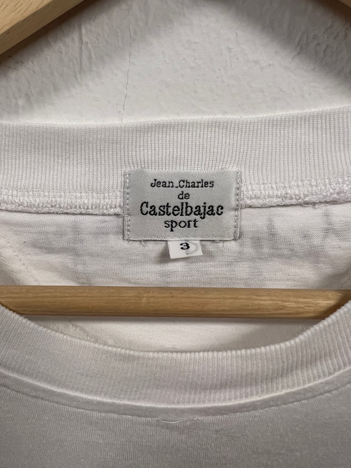 XL) 카스텔바작 Castelbajac화이트 프린팅 반팔티 T297 상품이미지2