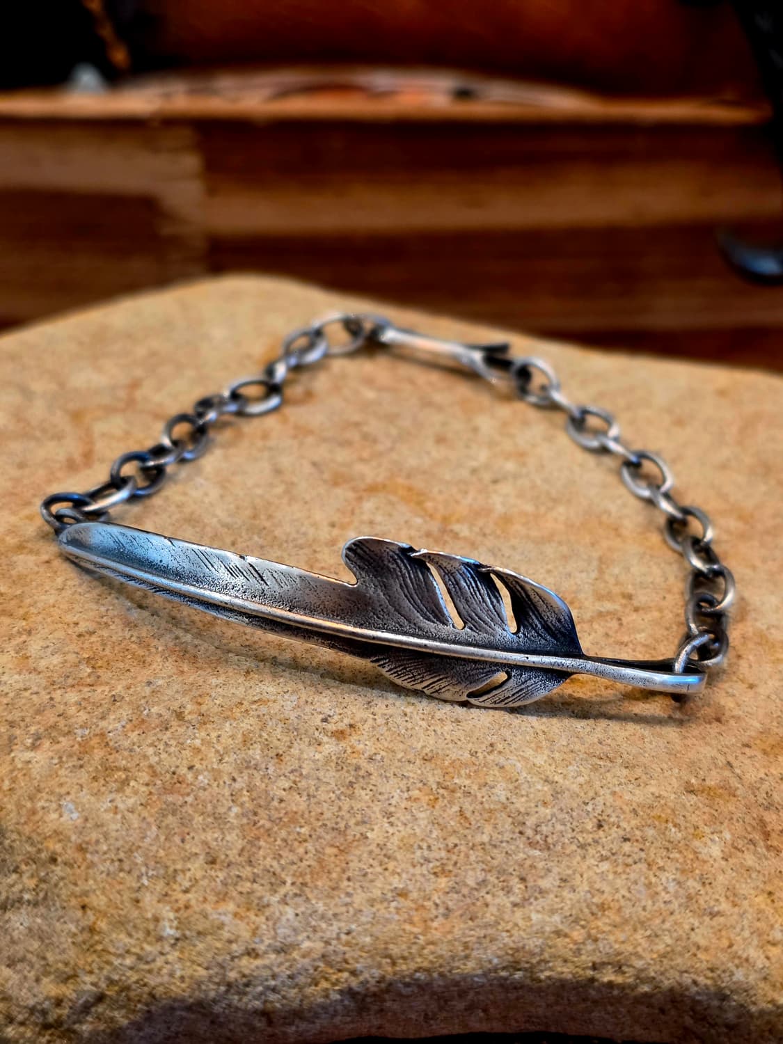 Silver925 American Feather Bracelet 상품이미지7