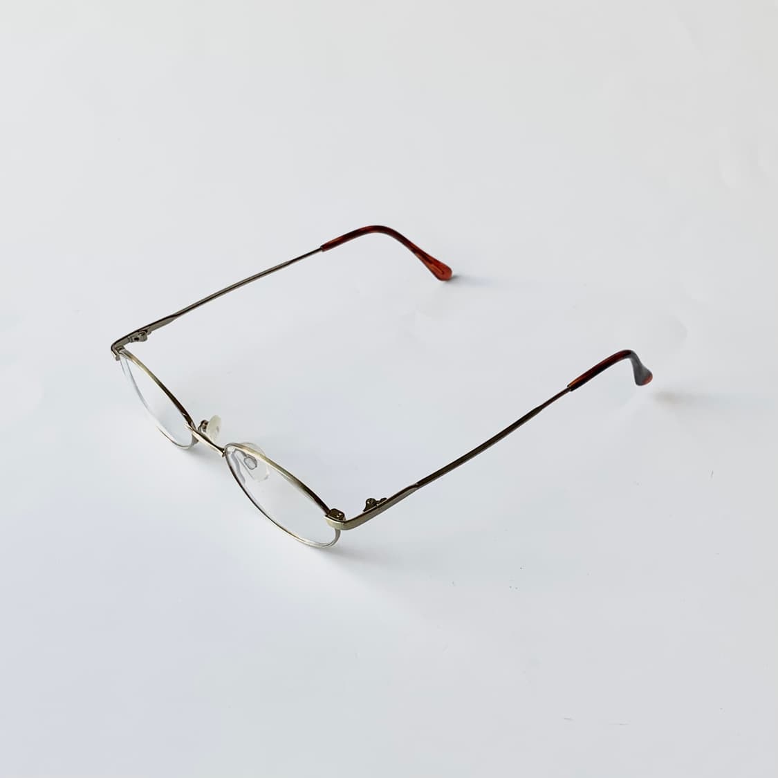776 데드스탁 픽키 소형 오벌 메탈 슬림 빈티지 안경 상품이미지3