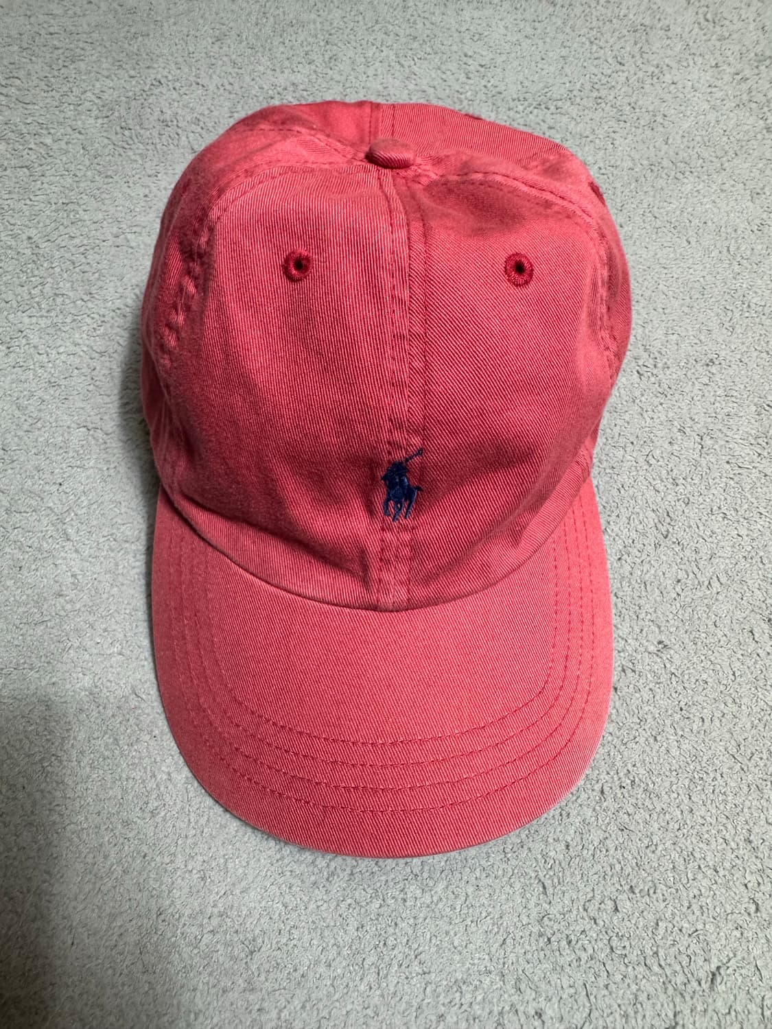 희귀컬러 / polo 폴로 빈티지 코랄핑크 볼캡 모자  상품이미지1