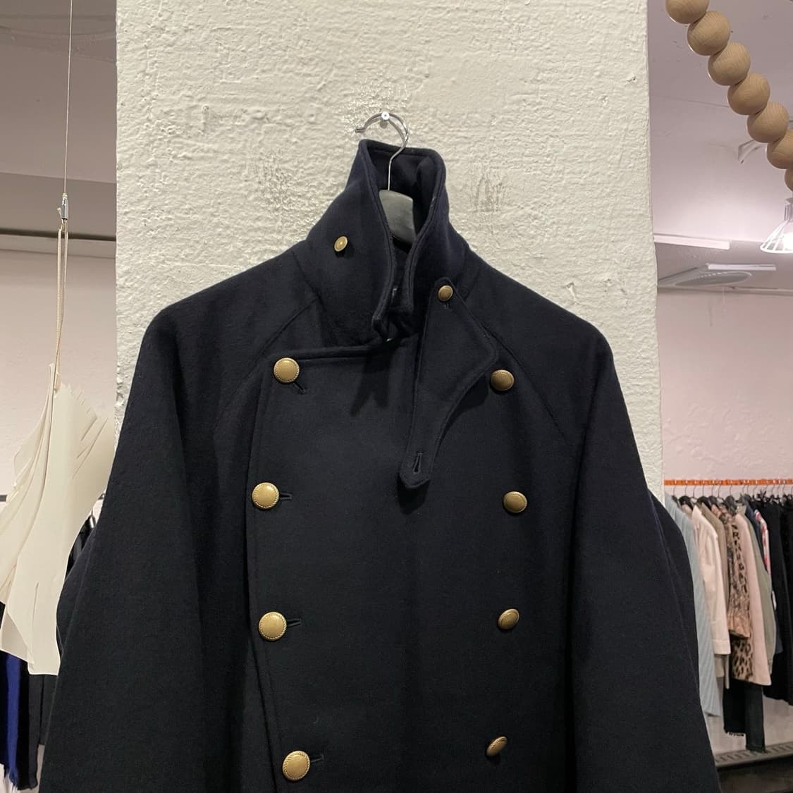 요지야마모토 오버사이즈 피코트 상품이미지2