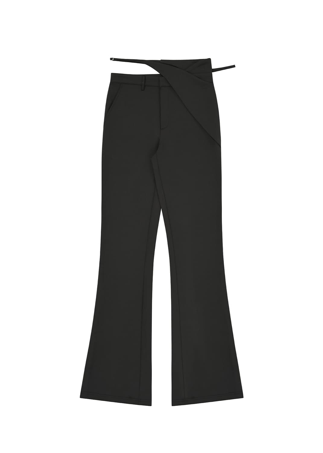  [BOHEMSEO] WAIST BELTED BOOTS CUT PANTS 상품이미지2
